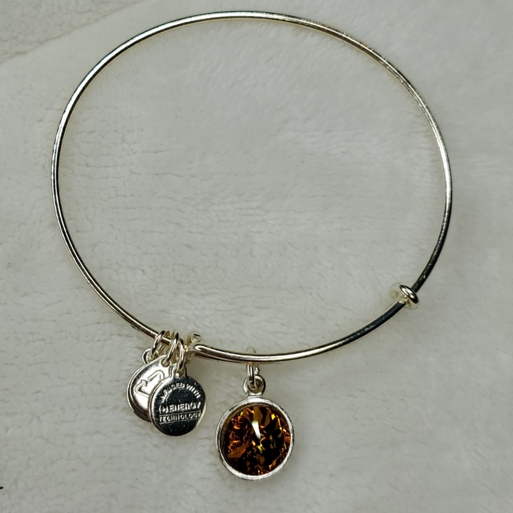 November Birthstone "Topaz" Alex and Ani Bracelet